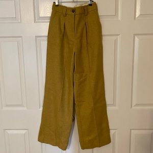 NWT Sézane Theophile Trousers in Yellow